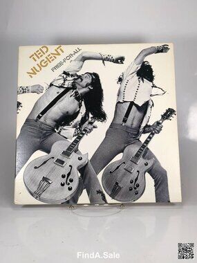 Ted Nugent Free-For-All Vinyl Record, 1976, Epic Record